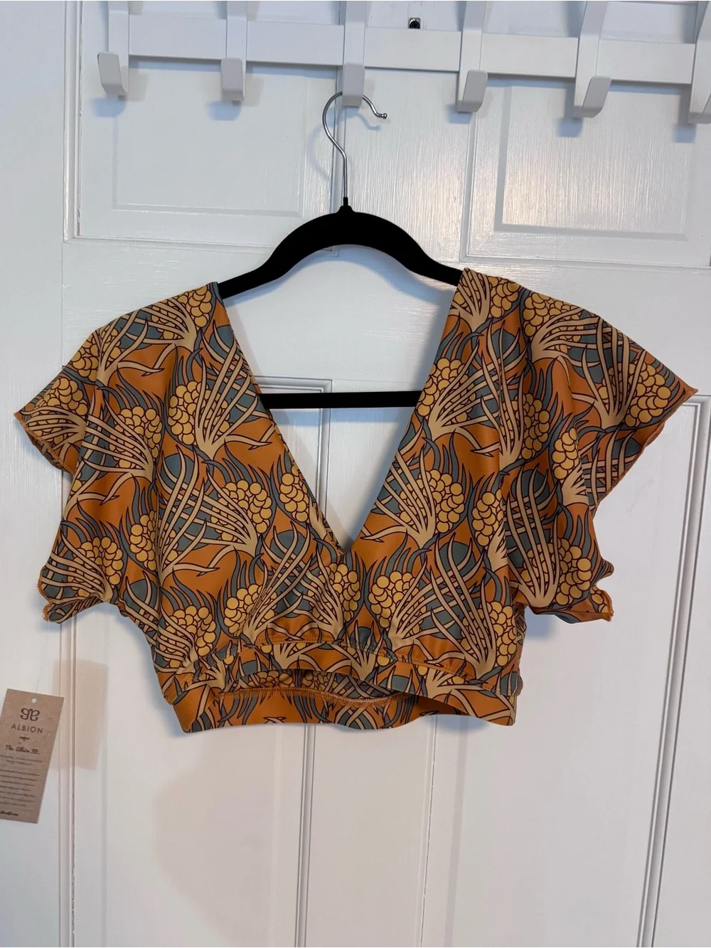 Albion | Golden Hour Cape Swim Crop Top, Size M - NWT - Picture 2 of 5